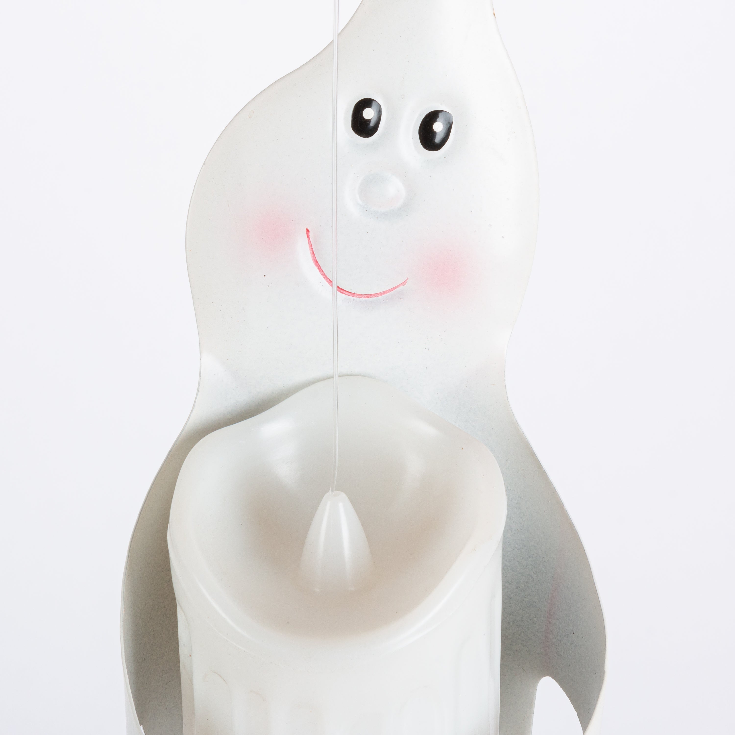 Set of 4 Floating Halloween Ghost Candles with Remote, Timer