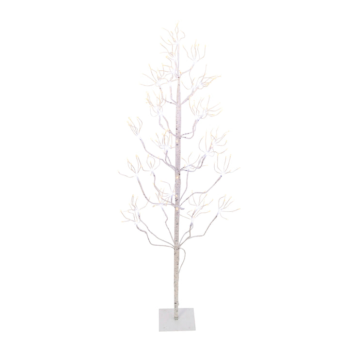 4 ft Tall Birch Tree with 336 LEDs, Multifunction Adapter