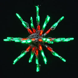 LED 12" STARBURST (RED/GREEN) #LED-SB12RG *Sets of 3*
