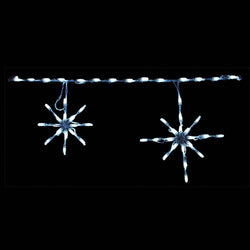 LED SNOWFLAKE FREESTYLE LINKABLE (WHITE)- Set of 12- #LED-SFL44W