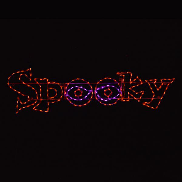 SPOOKY WORD SIGN #LED-SPOOKY