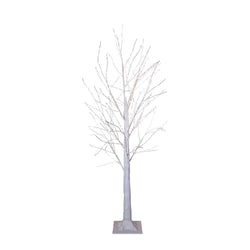 Kurt Adler 4-Foot Winter white Twig Tree with 500 Warm White Lights