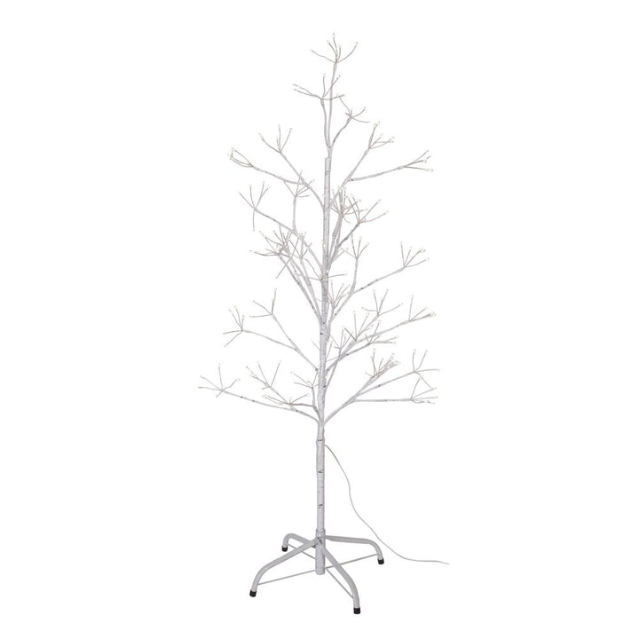 Kurt Adler 4-Foot White Birch Tree with Warm White LED 8 Function Lights