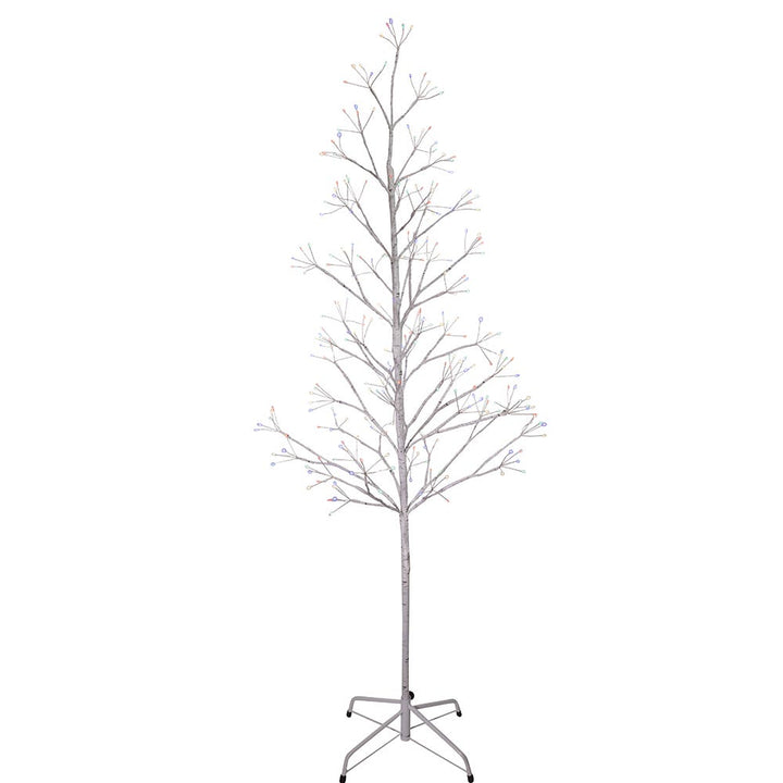 Kurt Adler 5-Foot White Birch Twig Tree with Multi-Color 8-Function Lights
