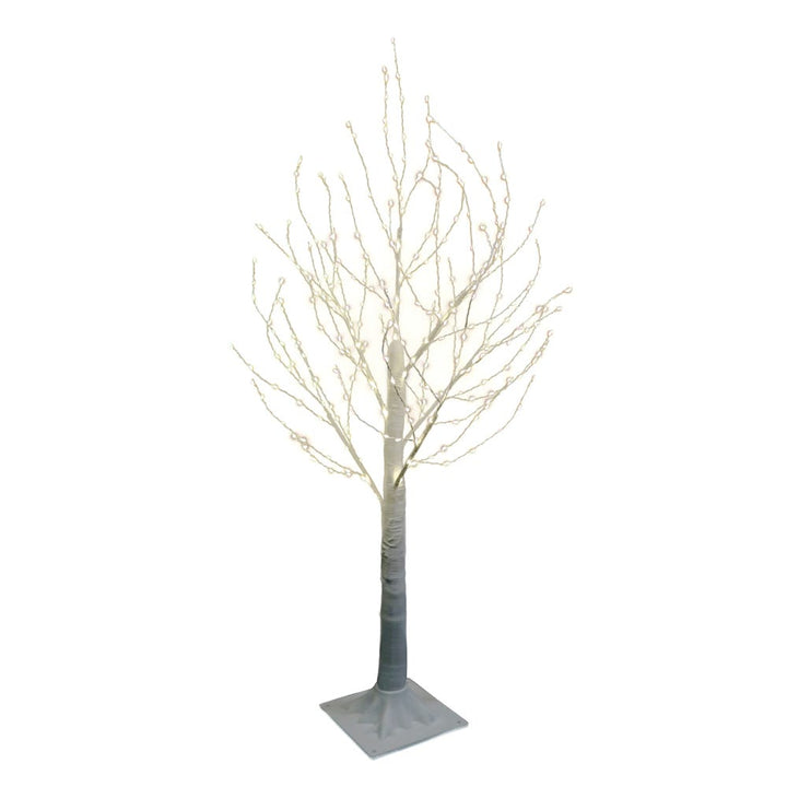 Kurt Adler 3-Foot Winter White Twig Tree and 300-Light Warm White Fairy LED