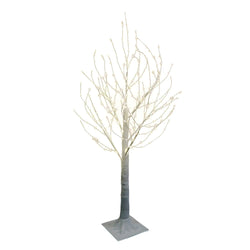 Kurt Adler 3-Foot Winter White Twig Tree and 300-Light Warm White Fairy LED