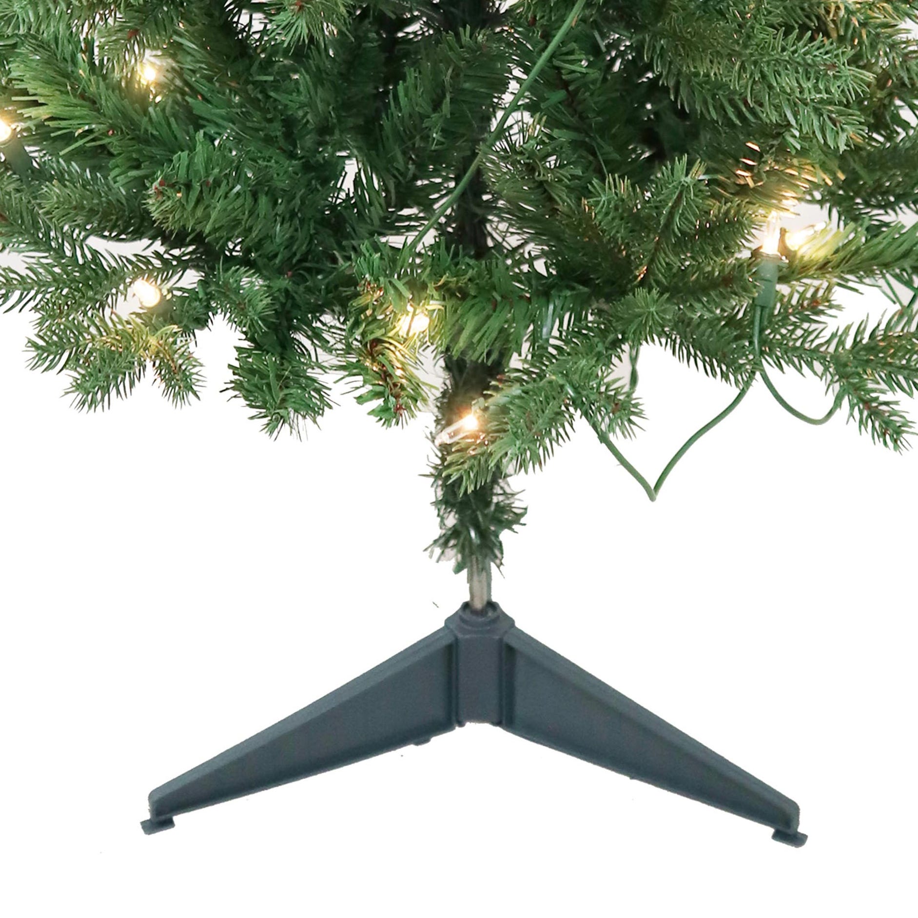 Kurt Adler 3-Foot Pre-Lit Clear Incandescent Jackson Pine Tree
