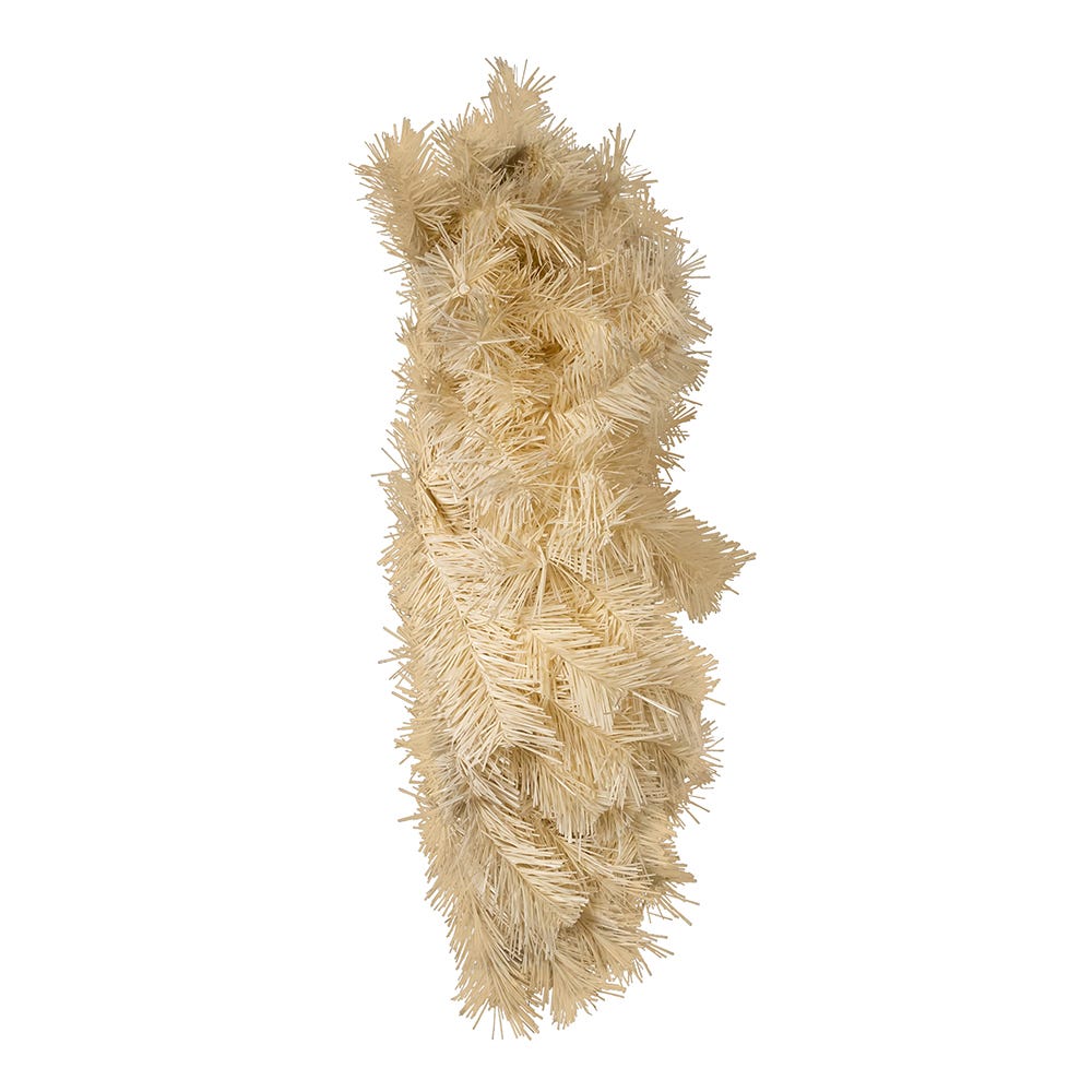 Kurt Adler 30-Inch Unlit Cream Wreath