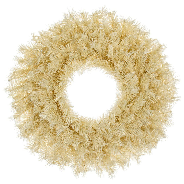 Kurt Adler 30-Inch Unlit Cream Wreath