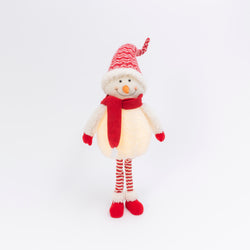Holiday Lighted Standing Snowman Figurine, Battery Operated