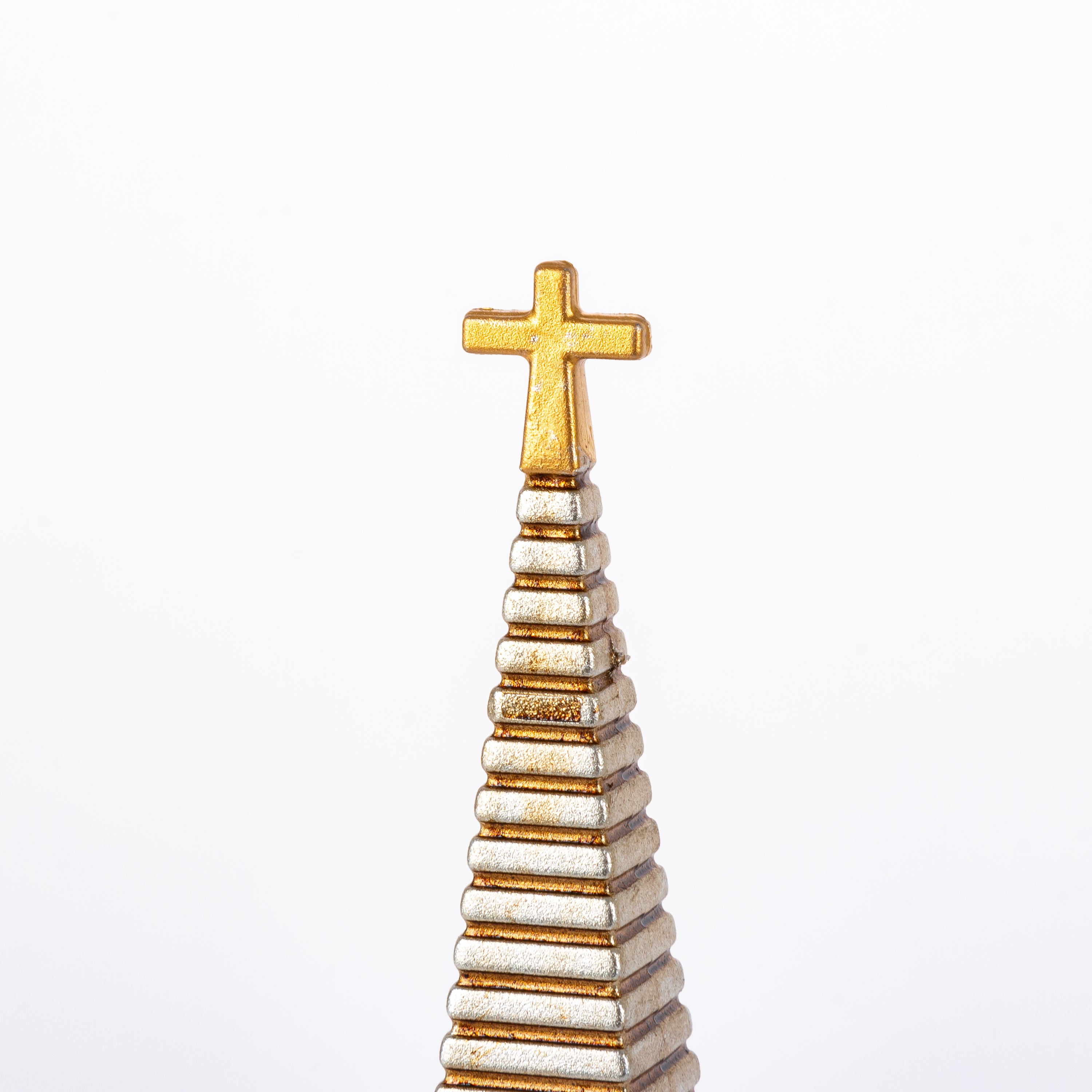 Set of 2 Lighted Holiday Water Globe Church, Battery Operated