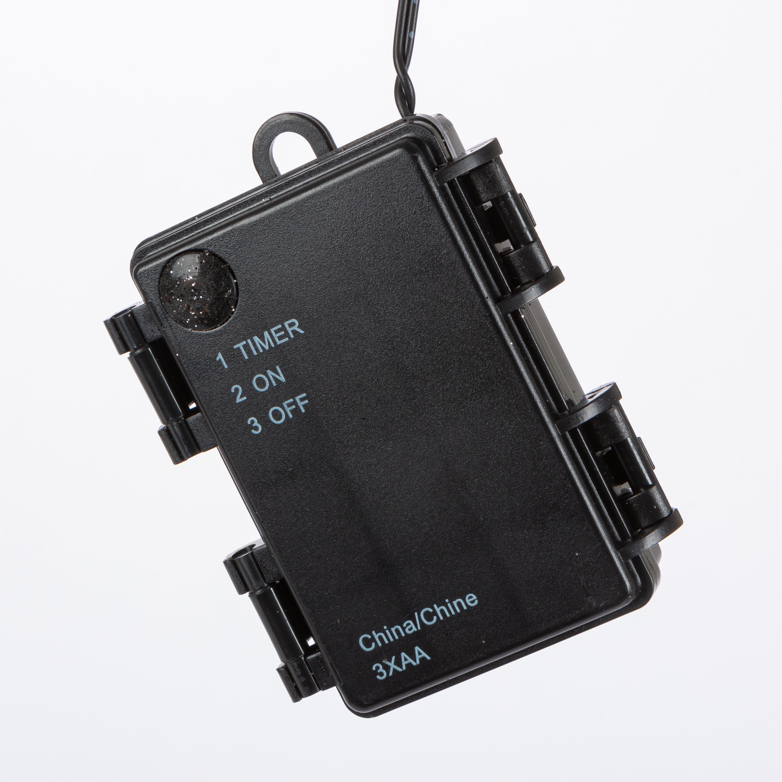 20 in Black Halloween Twig Wreath with Bats and Orange LEDs