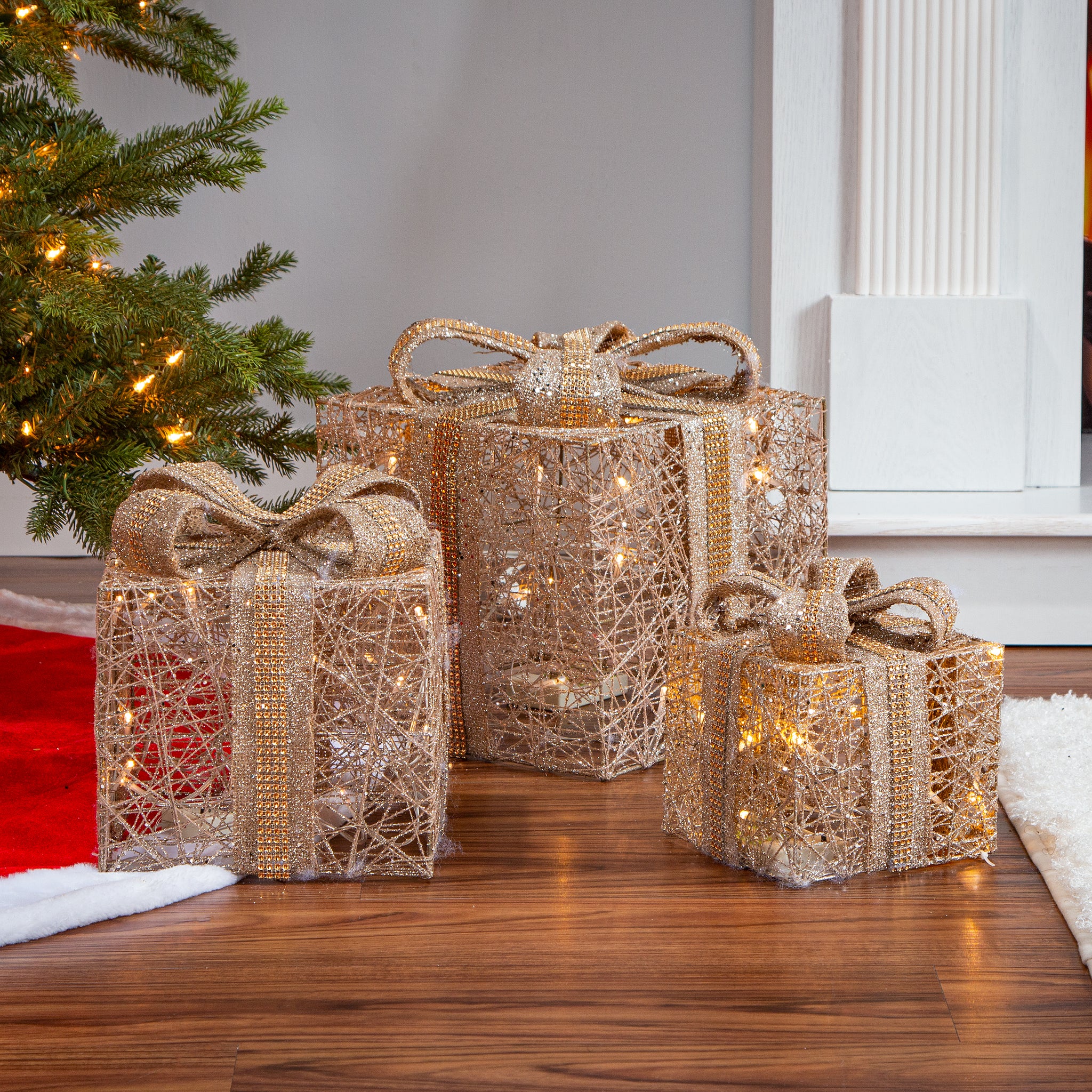 Set of 3 Assorted Battery Operated Lighted Holiday Jewel Gift Box deco –  House of Holiday, image size:2048x2048